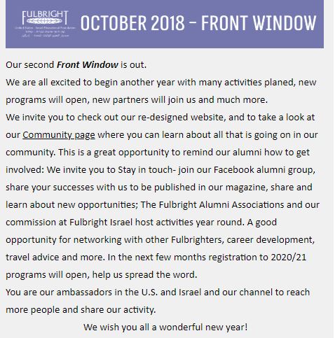 Front Window- October 2018